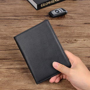 Women's Genuine Leather Card Holders Solid Pattern Trendy Wallets