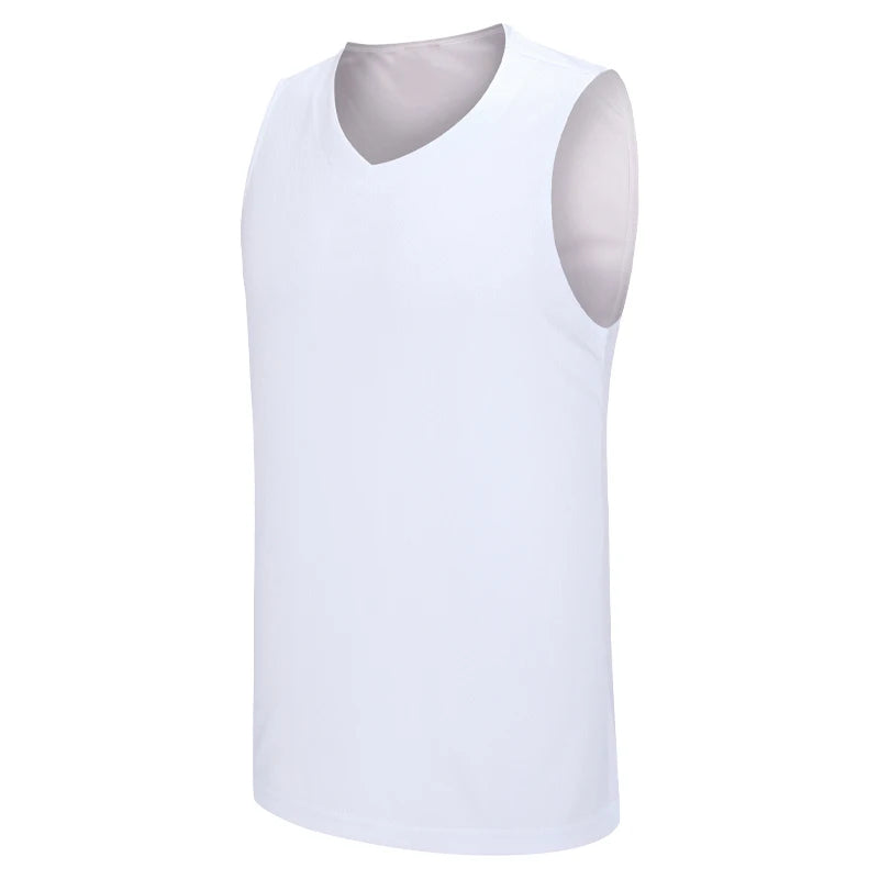 Women's Nylon V-Neck Sleeveless Breathable Fitness Workout Top