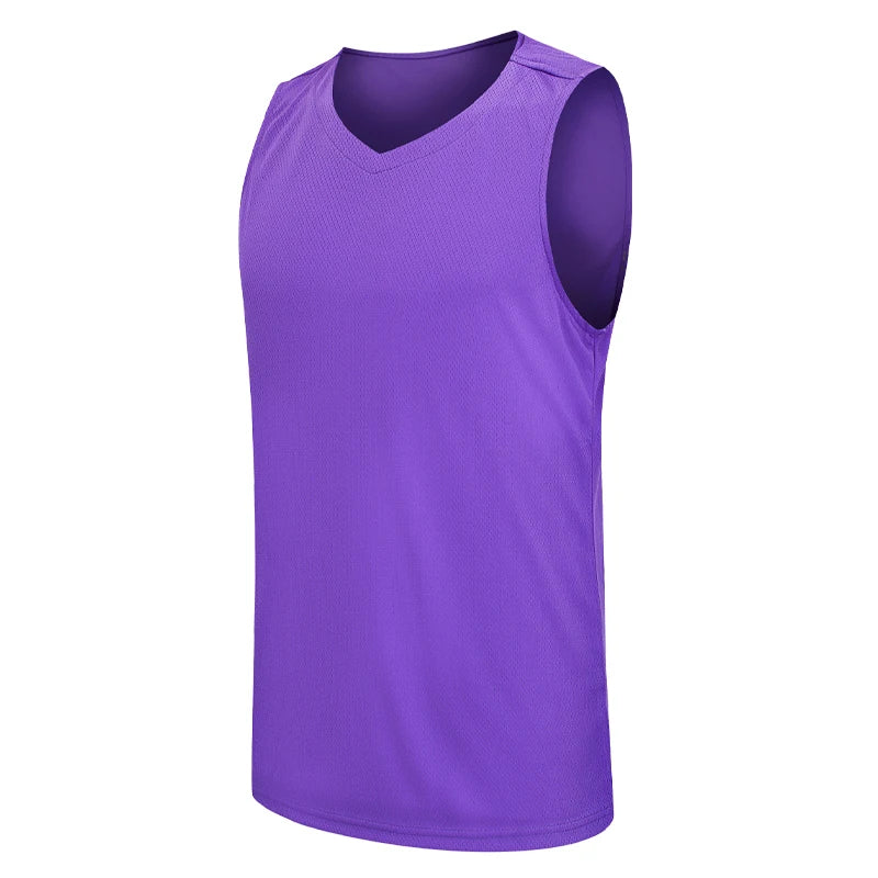 Women's Nylon V-Neck Sleeveless Breathable Fitness Workout Top