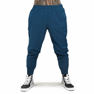 Men's Polyester Drawstring Closure Breathable Sports Trousers