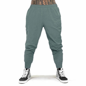 Men's Polyester Drawstring Closure Breathable Sports Trousers