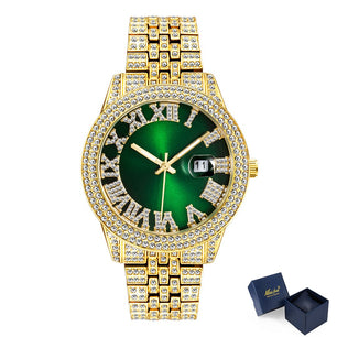 Women's Alloy Case Round Shaped Luxury Quartz Elegant Watch