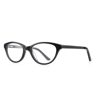 Kid's Cat Eye Acetate Frame Light Blocking Trendy Computer Glasses