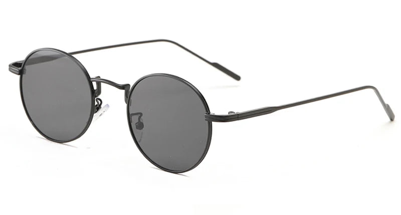 Men's Alloy Frame Acrylic Lens Oval Shaped UV400 Sunglasses