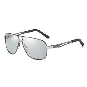 Men's Alloy Frame TAC Lens Square Shaped UV400 Trendy Sunglasses