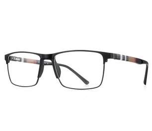 Men's Titanium Alloy Frame Full-Rim Square Shaped Trendy Glasses