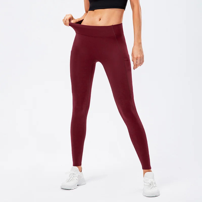 Women's Spandex Elastic Waist Running Fitness Sport Yoga Leggings