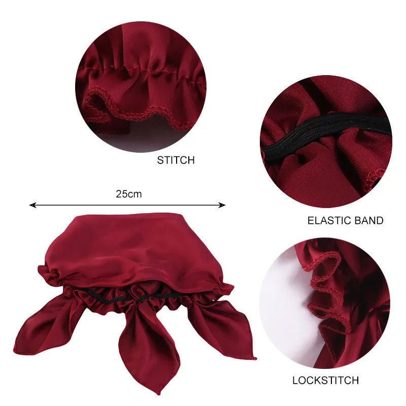 Women's Polyester Head Wrap Solid Pattern Casual Turban Caps