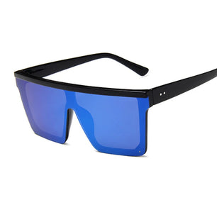 Women's Plastic Frame Polycarbonate Lens Square Shape Sunglasses