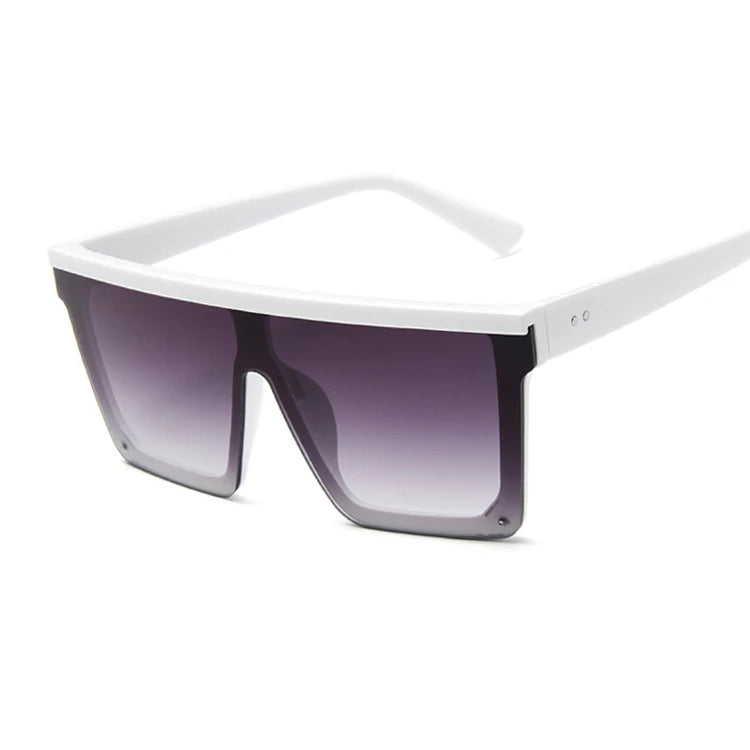 Women's Plastic Frame Polycarbonate Lens Square Shape Sunglasses