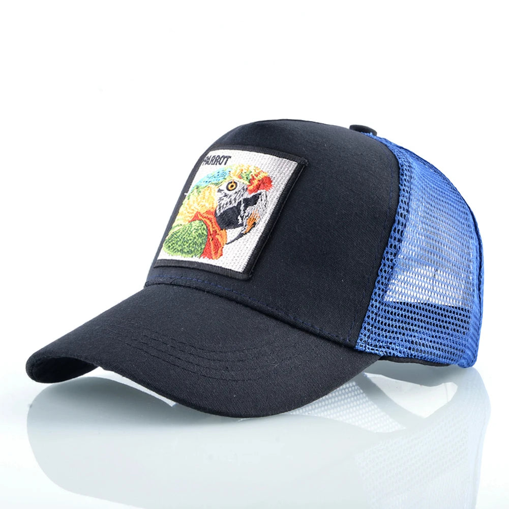 Men's Cotton Adjustable Strap Sun Protection Mixed Colors Cap