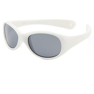 Kid's Acetate Frame Oval Shape Polarized Flexible Sunglasses