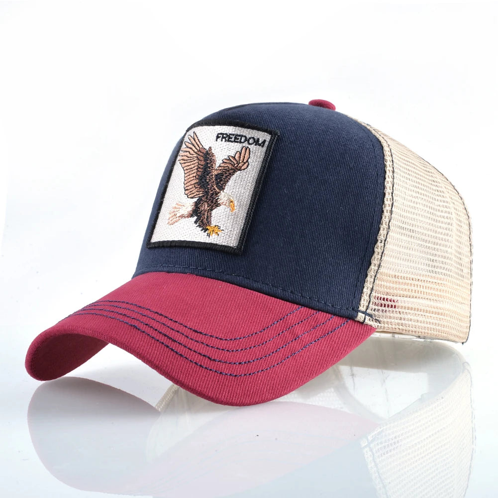 Men's Cotton Adjustable Strap Breathable Mixed Colors Baseball Cap