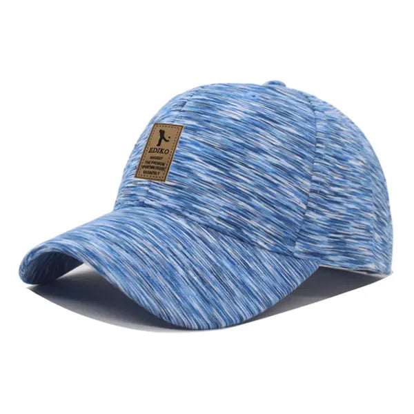 Women's Polyester Striped Pattern Adjustable Casual Baseball Cap