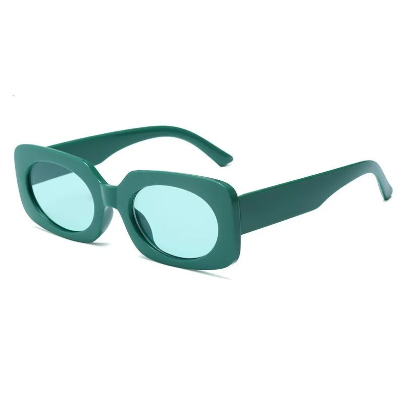 Women's Polycarbonate Frame Square Shape UV400 Sunglasses