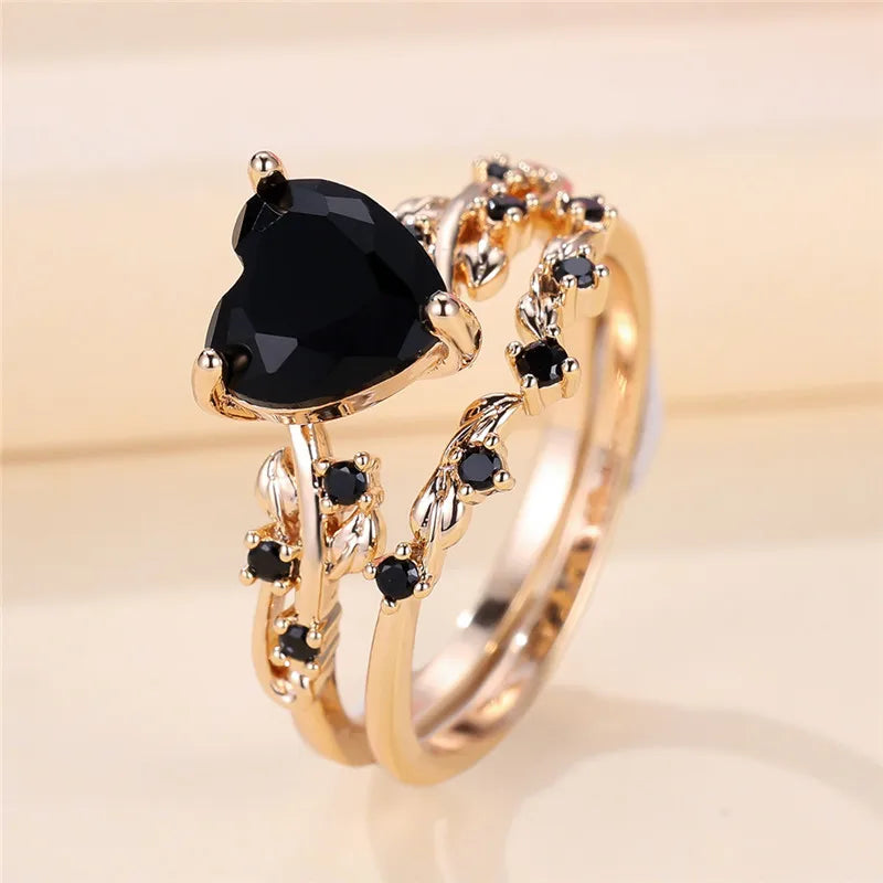 Women's Cubic Zirconia Geometric Shape Prong Setting Trendy Ring