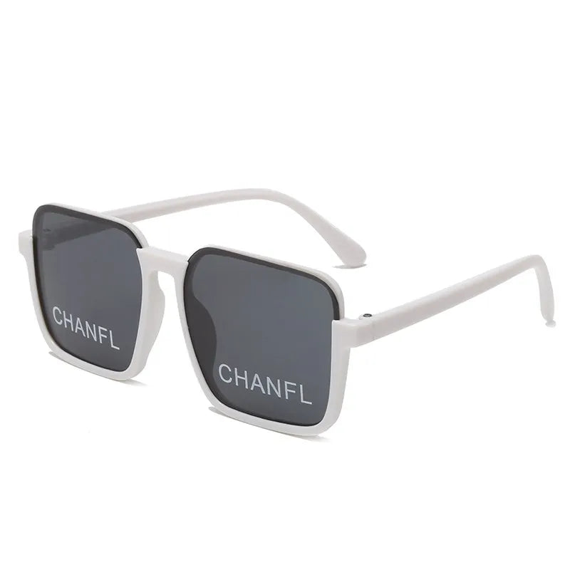 Kid's Polycarbonate Frame Lens Square Shaped Vintage Sunglasses