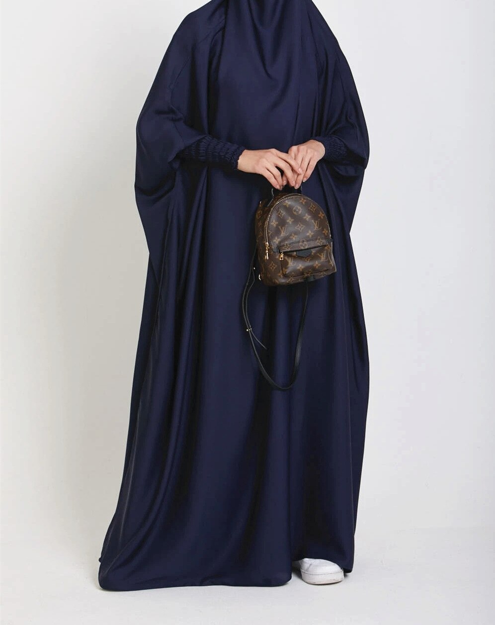 Women's Arabian Polyester Full Sleeves Solid Casual Wear Abayas