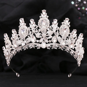 Women's Crystal Zinc Alloy Geometric Pattern Bridal Wedding Crown