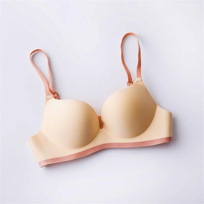 Women's Polyester Non-Convertible Straps Back Closure Push Up Bra