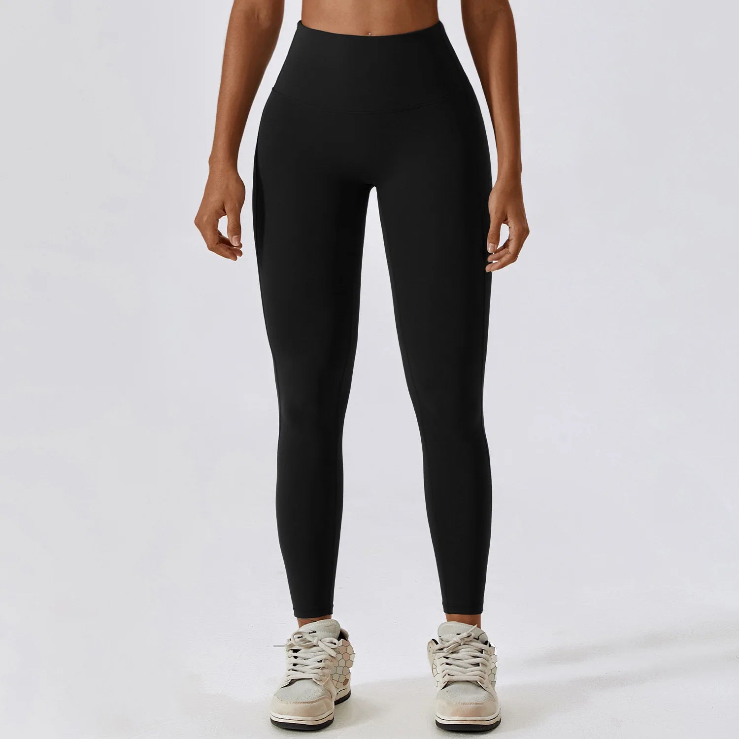 Women's Nylon High Waist Push Up Seamless Sports Wear Leggings