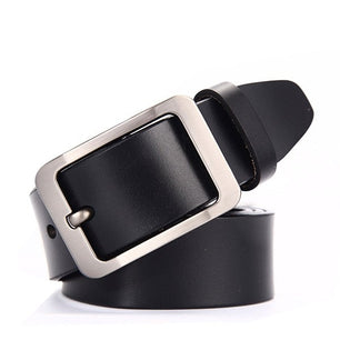 Men's PU Pin Buckle Closure Solid Pattern Luxury Vintage Belts