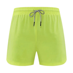 Men's Polyester Quick-Dry Solid Pattern Running Sport Shorts