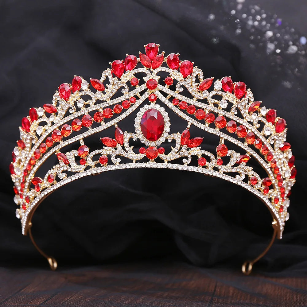 Women's Zinc Alloy Water Drop Pattern Tiaras Bridal Classic Crown