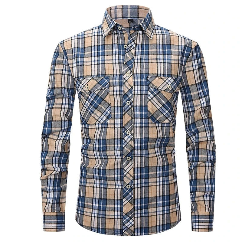 Men's Cotton Turndown Collar Full Sleeves Casual Wear Shirts