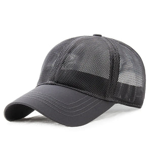 Men's Cotton Adjustable Strap Sun Protection Casual Baseball Cap