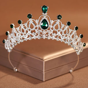 Women's Zinc Alloy Plant Pattern Tiaras Bridal Classic Crown