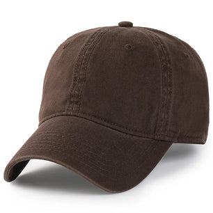 Men's Cotton Adjustable Strap Solid Pattern Casual Baseball Cap