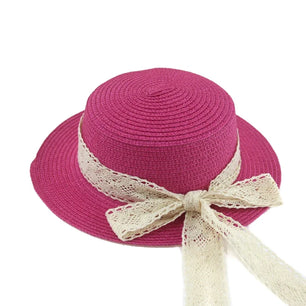 Women's Straw Solid Pattern Glamorous Sun Protection Beach Hat