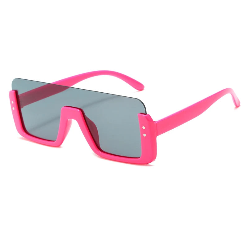 Kid's Polycarbonate Square Shaped UV400 Protection Sunglasses