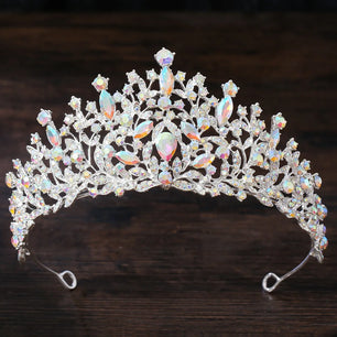 Women's Crystal Zinc Alloy Geometric Pattern Bridal Wedding Crown