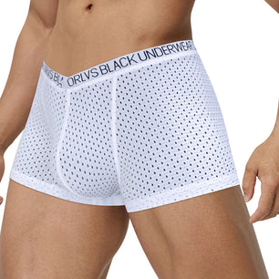 Men's Nylon Breathable Letter Pattern Fitness Sports Wear Shorts