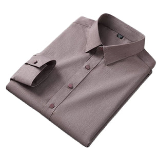 Men's Cotton Turn-Down Collar Full Sleeves Single Breasted Shirt