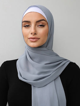 Women's Arabian Polyester Quick-Dry Head Wrap Casual Wear Hijabs