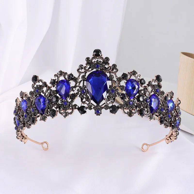 Women's Zinc Alloy Water Drop Pattern Tiaras Bridal Classic Crown