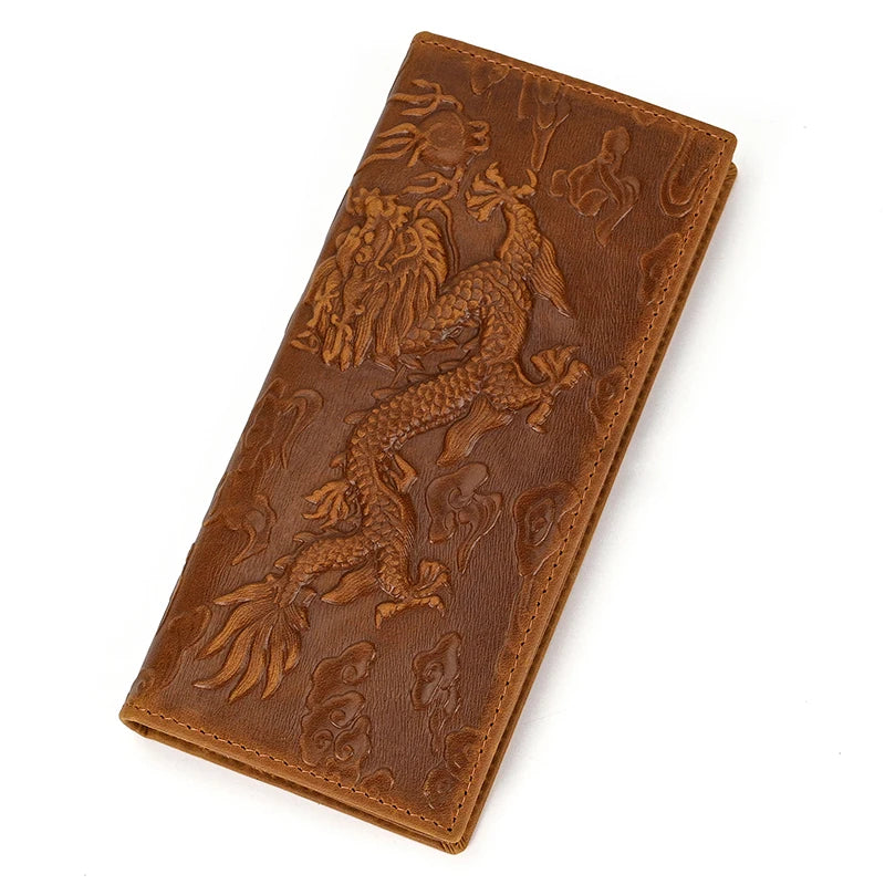 Men's Genuine Leather Alligator Pattern Card Holder Trendy Wallet