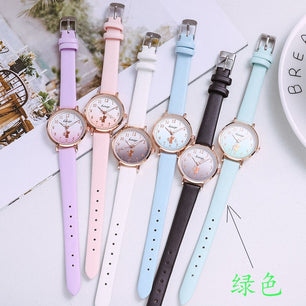 Kid's Alloy Case Buckle Clasp Luminous Waterproof Quartz Watches