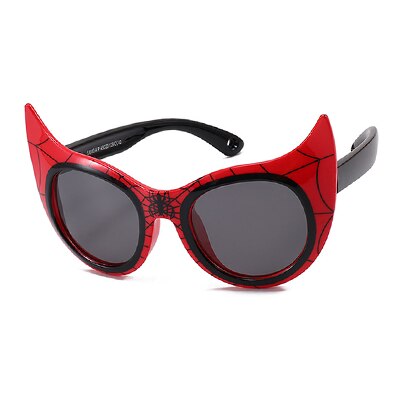 Kid's Acetate Frame Cat Eye Shape Polarized UV400 Sunglasses