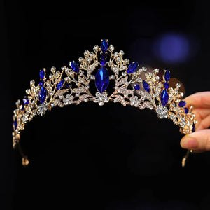 Women's Zinc Alloy Plant Pattern Tiaras Bridal Classic Crown