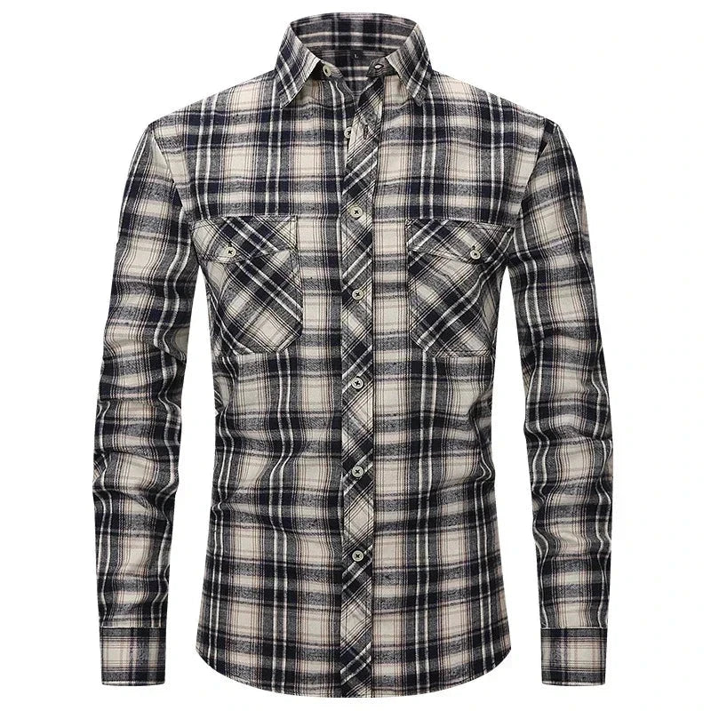 Men's Cotton Turndown Collar Full Sleeves Casual Wear Shirts