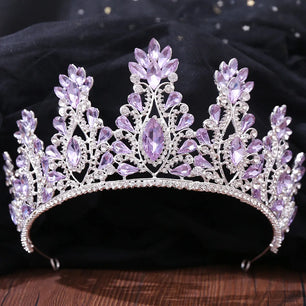 Women's Zinc Alloy Water Drop Pattern Tiaras Bridal Classic Crown