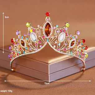 Women's Zinc Alloy Plant Pattern Tiaras Bridal Classic Crown