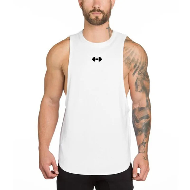 Men's O-Neck Sleeveless Quick Dry Compression Gym Wear Shirt