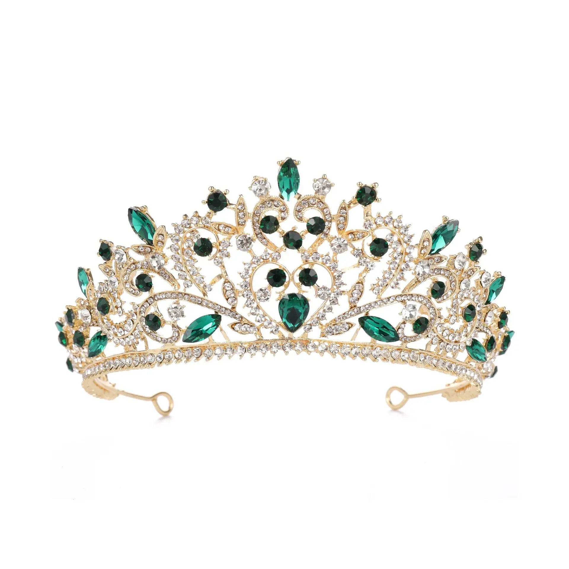 Women's Zinc Alloy Plant Pattern Tiaras Bridal Classic Crown