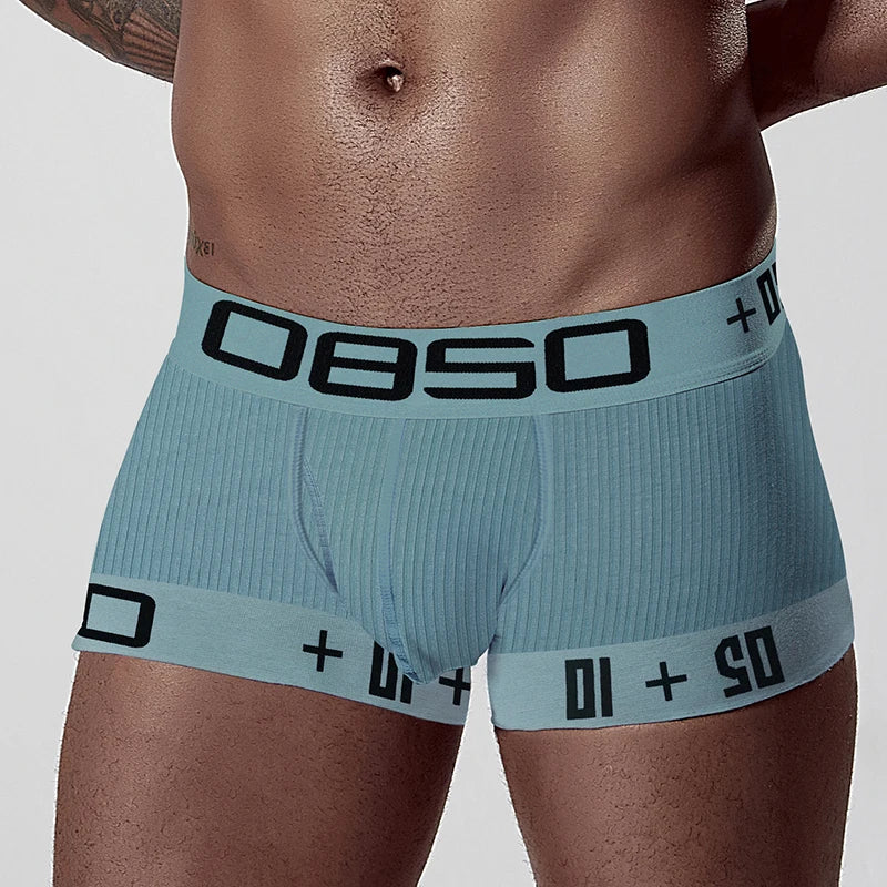 Men's 1 Pc Cotton Letter Pattern Trendy Underwear Boxer Shorts