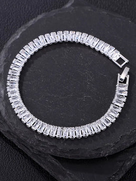 Men's Zinc Alloy Toggle Clasp Link Chain Geometric Bracelet